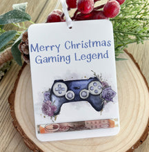 Load image into Gallery viewer, Personalised Gamer Christmas Money Holder with Name, Acrylic Controller Decoration