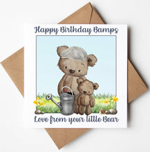 Load image into Gallery viewer, Bamps Birthday Card, Personalised Birthday Card