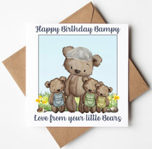 Load image into Gallery viewer, Bampy Birthday Card, Personalised Birthday Card