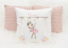Load image into Gallery viewer, Personalised Ballerina Cushion