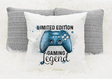 Load image into Gallery viewer, Personalised Gamer Cushions, Gaming Legend Cushion