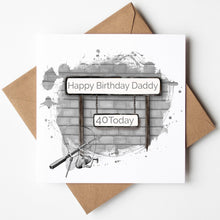Load image into Gallery viewer, Printed Personalised Hockey Birthday Card