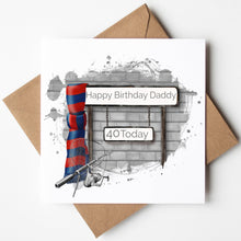 Load image into Gallery viewer, Printed Personalised Hockey Birthday Card