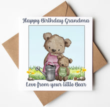 Load image into Gallery viewer, Grandma Birthday Card, Personalised Birthday Card
