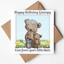 Load image into Gallery viewer, Grumpy Birthday Card, Personalised Birthday Card