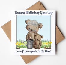 Load image into Gallery viewer, Grumpy Birthday Card, Personalised Birthday Card