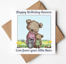 Load image into Gallery viewer, Nanna Birthday Card, Personalised Birthday Card