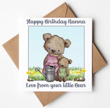 Load image into Gallery viewer, Nanna Birthday Card, Personalised Birthday Card