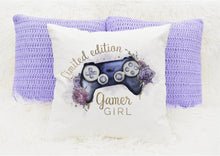 Load image into Gallery viewer, Personalised Gamer Cushions, Gamer Girl Cushion