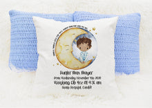 Load image into Gallery viewer, Personalised New Baby Cushion