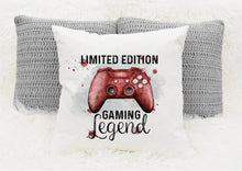 Load image into Gallery viewer, Personalised Gamer Cushions, Gaming Legend Cushion