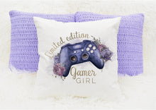 Load image into Gallery viewer, Personalised Gamer Cushions, Gamer Girl Cushion
