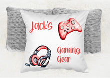 Load image into Gallery viewer, Personalised Gaming Gear Pocket Cushions
