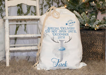 Load image into Gallery viewer, Personalised Santa Sacks - Blue