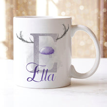 Load image into Gallery viewer, Personalised Christmas Mugs - Lilac