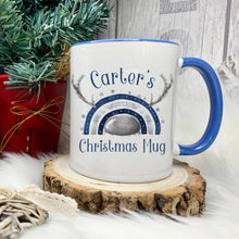 Load image into Gallery viewer, Personalised Reinbow Christmas Mugs