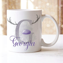 Load image into Gallery viewer, Personalised Christmas Mugs - Lilac
