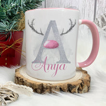 Load image into Gallery viewer, Personalised Christmas Mugs - Pink