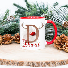 Load image into Gallery viewer, Personalised Christmas Mugs - Red