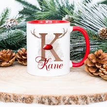 Load image into Gallery viewer, Personalised Christmas Mugs - Red