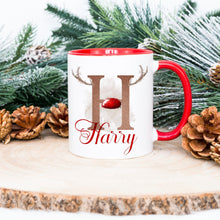 Load image into Gallery viewer, Personalised Christmas Mugs - Red