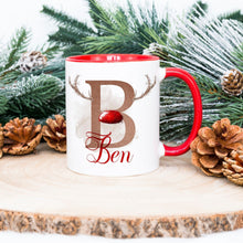 Load image into Gallery viewer, Personalised Christmas Mugs - Red