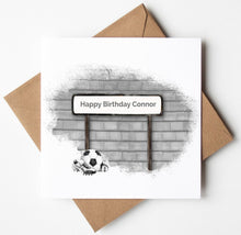 Load image into Gallery viewer, Personalised Birthday Card