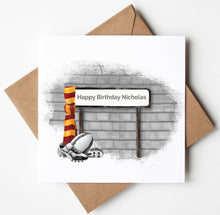 Load image into Gallery viewer, Printed Personalised Golf Birthday Card, Fathers Day Card