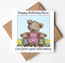 Load image into Gallery viewer, Nona Birthday Card, Personalised Birthday Card