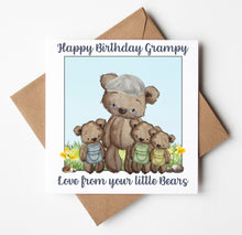 Load image into Gallery viewer, Grampy Birthday Card, Personalised Birthday Card