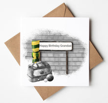 Load image into Gallery viewer, Printed Personalised Bowls Birthday Card