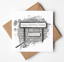 Load image into Gallery viewer, Printed Personalised Bowls Card