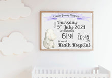 Load image into Gallery viewer, Personalised Nursery Print