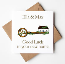 Load image into Gallery viewer, Printed Personalised Card, Hew Home Card