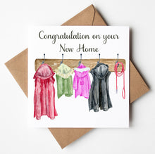 Load image into Gallery viewer, Printed Personalised Card, New Home Card