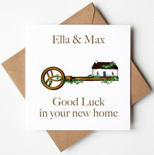 Load image into Gallery viewer, New Home Card, Personalised new home card