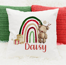 Load image into Gallery viewer, Personalised Christmas Cushion, Personalised Christmas Decor, Christmas Decorations Cushions