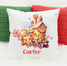 Load image into Gallery viewer, Personalised Christmas Cushion, Personalised Christmas Decor, Christmas Decorations Cushions