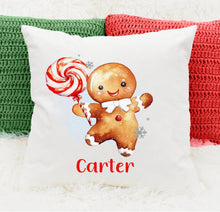 Load image into Gallery viewer, Personalised Christmas Cushion, Personalised Christmas Decor, Christmas Decorations Cushions