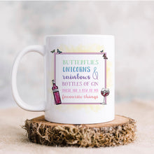 Load image into Gallery viewer, Personalised Mug, Gin themed mugs, mugs for drinkers