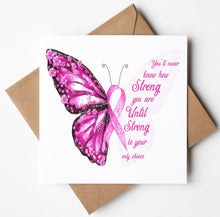Load image into Gallery viewer, Personalised Butterfly Encouragement Card, Thinking of You
