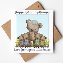 Load image into Gallery viewer, Bampy Birthday Card,  Personalised Birthday Card
