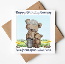 Load image into Gallery viewer, Bampy Birthday Card,  Personalised Birthday Card
