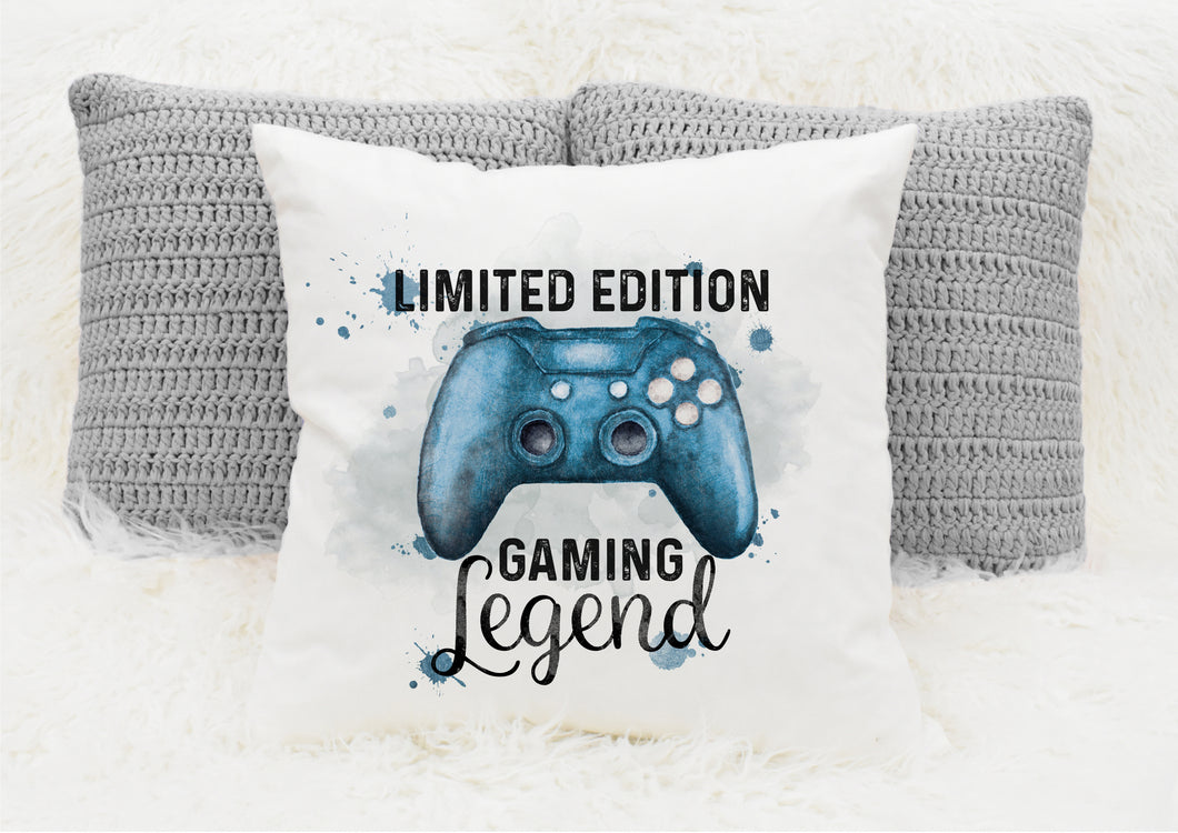 Personalised Gamer Cushions, Gaming Legend Cushion