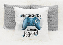 Load image into Gallery viewer, Personalised Gamer Cushions, Gaming Legend Cushion
