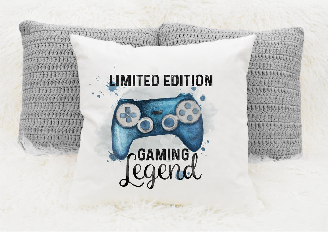 Personalised Gamer Cushions, Gaming Legend Cushion