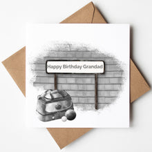 Load image into Gallery viewer, Printed Personalised Football/Soccer Birthday Card
