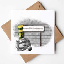 Load image into Gallery viewer, Printed Personalised Football/Soccer Birthday Card
