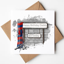 Load image into Gallery viewer, Printed Personalised Hockey Birthday Card
