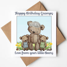 Load image into Gallery viewer, Gramps Birthday Card,  Personalised Birthday Card
